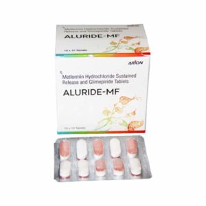ALURIDE-MF (Glimepiride 1mg+ metformin 500mg)