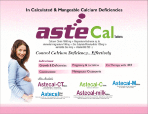 ASTECAL (Calcium citrate 1000 mg Elemental magnesium 100 mg Elemental zinc 4 mg Vitamin d3 200 iu)
