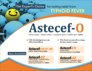 ASTECEF-O (Cefixime 200 mg + Ofloxacin 200 mg)