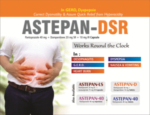 ASTEPAN-DSR (Pantoprazole 40 mg + Domperidone 30 mg)