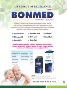 BONMED (Calcium Carbonate 625 mg + Magnesuim hydroxide 180 mg + Zinc Gluconate 14 mg + Vitamin D3 200 IU)
