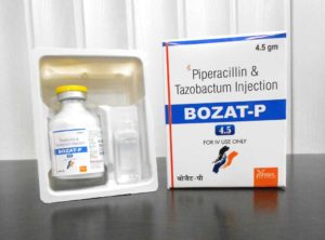 BOZAT-P (PIPERACILLIN 4 GM + TAZOBACTAM 0.5 GM (TRAY PACK))