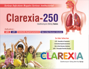 CLAREXIA-250 (Clarithromycin 250mg)