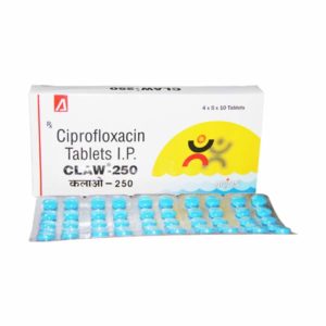CLAW-250 (Ciprofloxacin 250mg.)