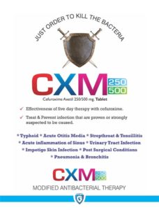 CXM (Cefuroxime Axetil 500mg)