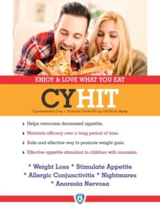 CYHIT (Cyproheptadine HCL 2 mg + Tricholine Citrate 275 mg)