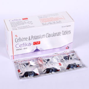 Cefika-CV (CEFIXIME -200mg+ CLAVULANIC ACID 125MG)
