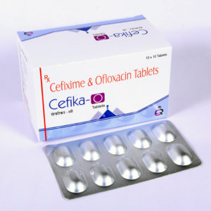 Cefika-O (CEFIXIME -200 mg+ OFLOXACIN 200MG)