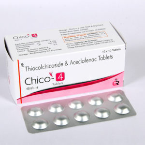 Chico-4 (THIOCOLCHICOSIDE 4 mg+ ACECLOFENAC 100 mg)