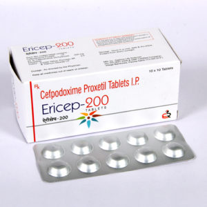 Ericep-200 (CEFPODOXIME PROXETIL 200 mg)