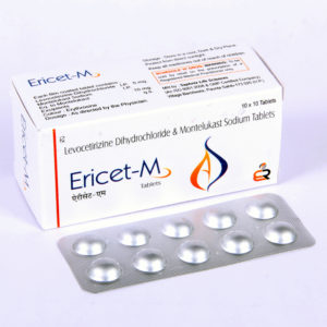 Ericet-M (LEVOCETIRIZINE 5 mg + MONTELUKAST 10 MG)