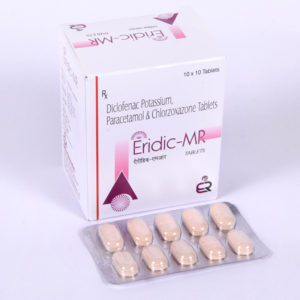Eridic-MR (Diclofenac Potesium, Paracetamol & Chlorzoxazone Tab.)