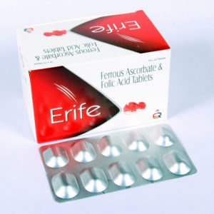 Erife (Ferrous Ascorbate & FolicAcid Tablets)