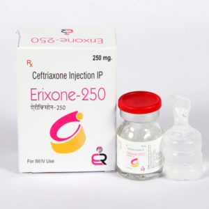 Erixone-250 (CEFTRIAXONE 250 MG)