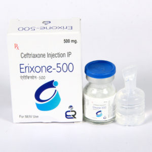 Erixone-500 (CEFTRIAXONE 500 MG)