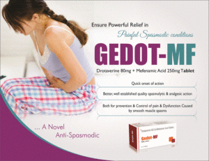 GEDOT-MF (Drotaverine 80 mg + Mefenamic Acid 250 mg)