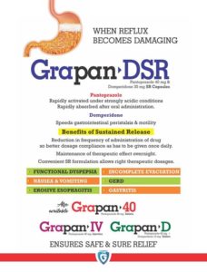GRAPAN-DSR (Pantoprazole 40mg & Domperidone 30mg SR)