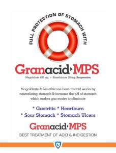 Granacid-MPS (Magaldrate 400 mg + Simethicone 20 mg)