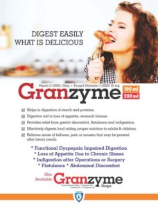 Granzyme (Fungal Diastase 50 mg + Pepsin 10 mg 100/200ml)