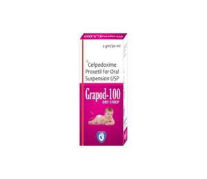 Grapod-100 (Cefpodoxime Proxetil For Oral Suspension USA)