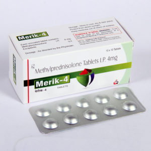 Merik-4 (METHYLPREDNISOLONE 4 mg)