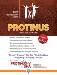 PROTINUS (Protein + Multivitamins + Multiminerals Powder (Plastic Pack), (Tin Pack))