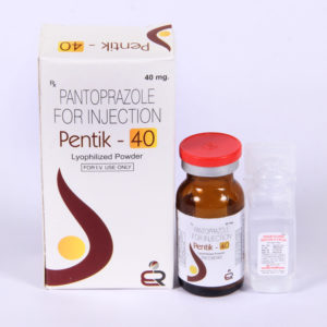 Pentik-40 (PANTOPRAZOLE 40 mg INJ)