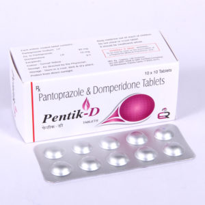 Pentik-D (PANTOPRAZOLE -40mg + DOMPERIDONE 10mg)