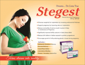 STEGEST (Natural Micronised Progesterone 100 mg Soft Get)