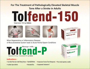 TOLFEND-150 (Tolperisone 150 mg Tabs)