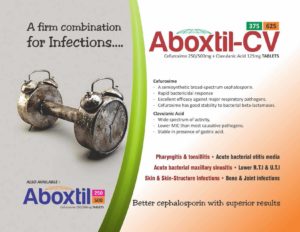 Aboxtil-CV (Cefuroxime Axetil 250mg + Potassium Clavulanate 125mg)