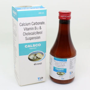 CALSCO (CALCIUM CARBONATEB 625 MG EQ TO ELEMENTAL CALCIUM 250 MG+CYANOCOBALAMIN 5MCG + VITAMIN D3 400 I.U)