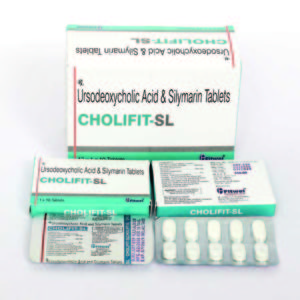 CHOLIFIT-SL (Ursodeoxycholic - 300mg Sylimarin - 140mg)