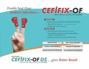 Cefifix-OF (Cefixime 200mg + Ofloxacin 200mg)