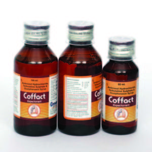 Coffact (Ambroxol Hcl - 15mg Guaiphenesin - 50mg Terbutalin Sulphate - 1.5mg)