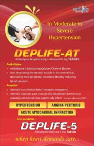 DEPLIFE-AT (Amlodipine 5 mg + Atenolol 50mg (Tab.))