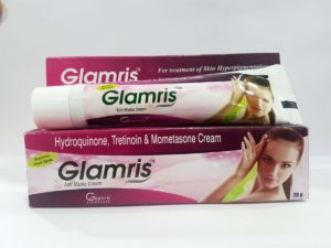 GLAMRIS (Mometasone Furoate 0.1% w/w+ Tretinoin 0.025%w/w + Hydroquinone 2%w/w)