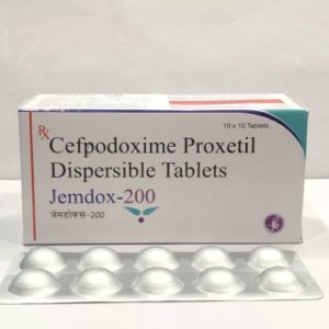 JEMDOX-200 (CEFPODOXIME PROXETIL 200 MG Dispersible tablets.)