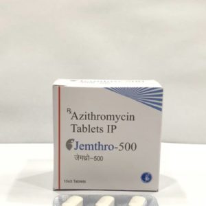JEMTHRO-500 (AZITHROMYCIN 500 MG)