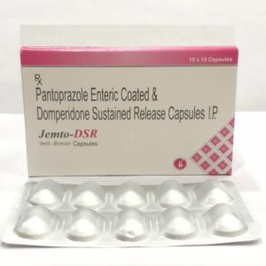 JEMTO-DSR (PANTOPRAZOLE 40 MG + DOMPERIDONE 30 MG Sustained release capsules)