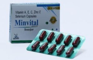 MINVITAL (VITAMIN A, E, C, ZINC C SELENIUM CAPSULES)