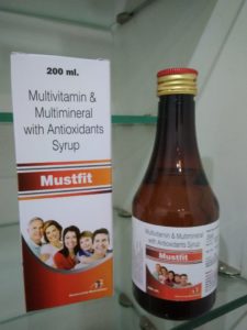 MUSTFIT 200ML (Multivitamin + Multimineral + Antioxidant Syrup with Monocarton)