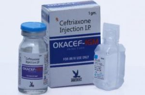 OKACEF-1GM (Ceftriaxone Injection IP.)