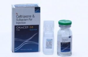 OKACEF-SB (Ceftriaxone with Sulbactum Injection.)