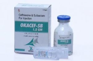 OKACEF-SB 1.5GM (Ceftriaxone with Sulbactum Injection. )