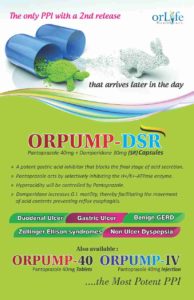 ORPUMP-DSR (Pantoprazole 40mg + Domperidone SR 30mg)