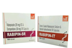 RABIPIN-IT (RABEPRAZOLE 20MG + ITOPRIDE 150MG SUSTAINED RELEASE CAPSULE)