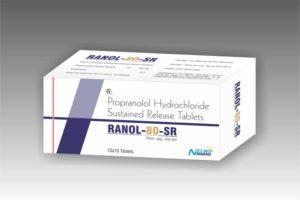 RANOL-80 SR (Propranolol Hydrochloride 80mg.(Sustained Release))
