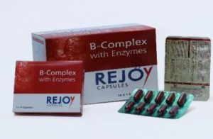 REJOY (Folic Acid, Lactobacillus Sporegens, Niacinamide, Papain, Simethicone, Vitamin B1, Vitamin B2, and Vitamin B6)