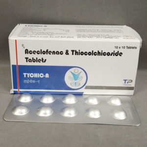TYCHIC-A (THIOCOLCHICOSIDE 4 MG + ACECLOFENAC 100MG)